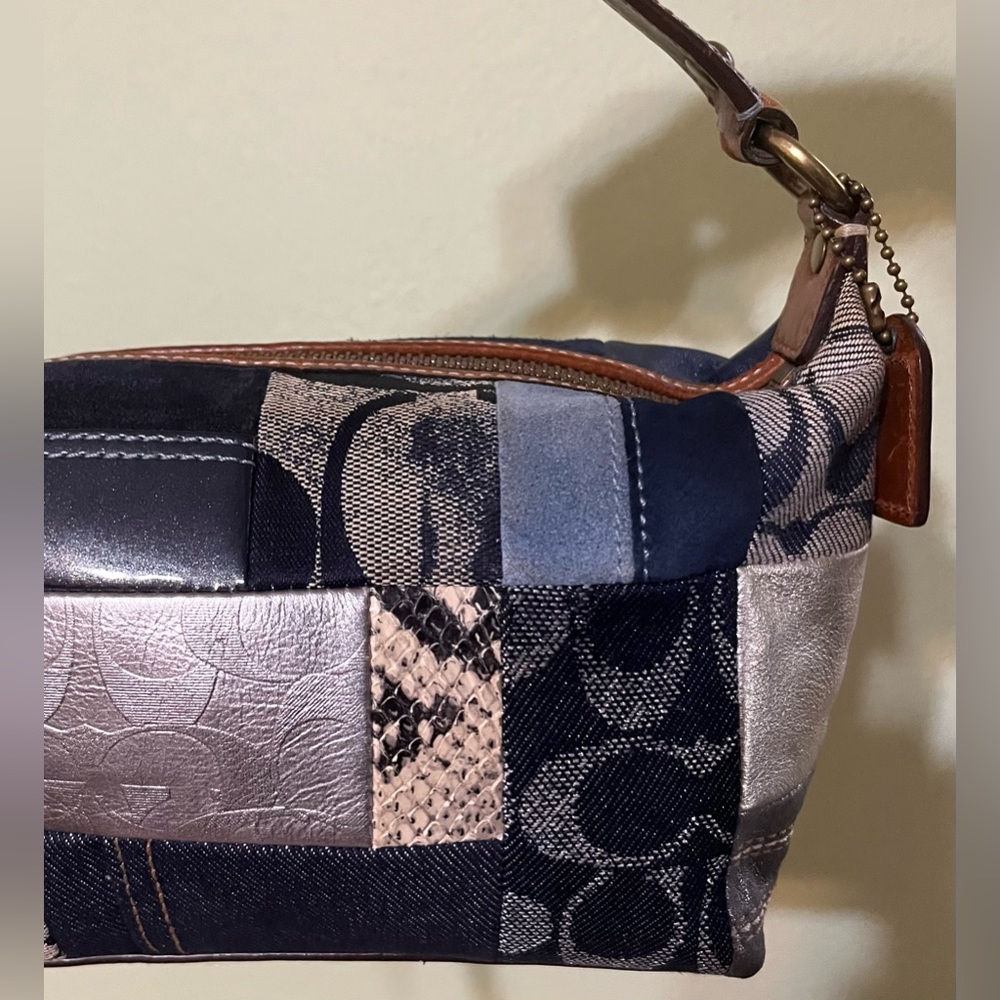 Coach 2007 Almost Vintage Patchwork Baguette! - image 3